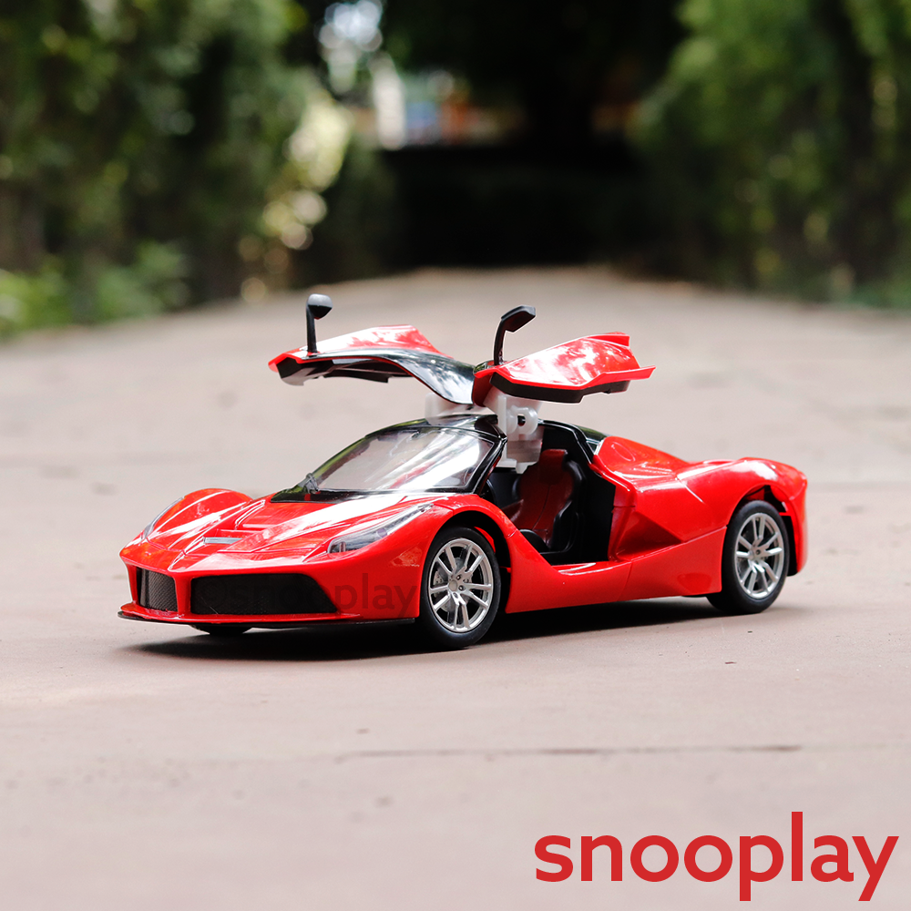 Moka Remote Control Resembling LaFerrari Car | Openable Doors & Lights | 1:12 Scale (5-14 Years)