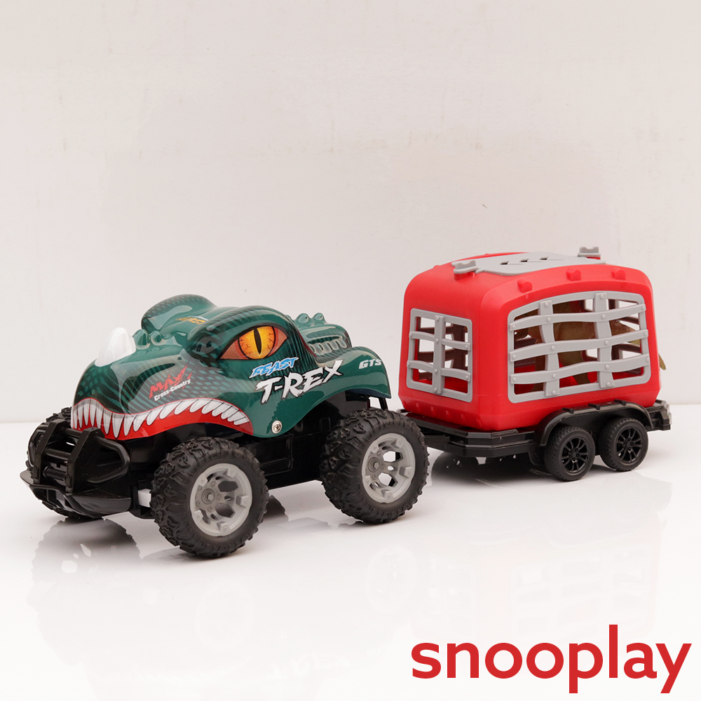 Remote Control Animal Racing Car with Cage (6-10 Years)