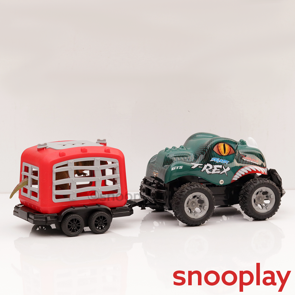 Remote Control Animal Racing Car with Cage (6-10 Years)