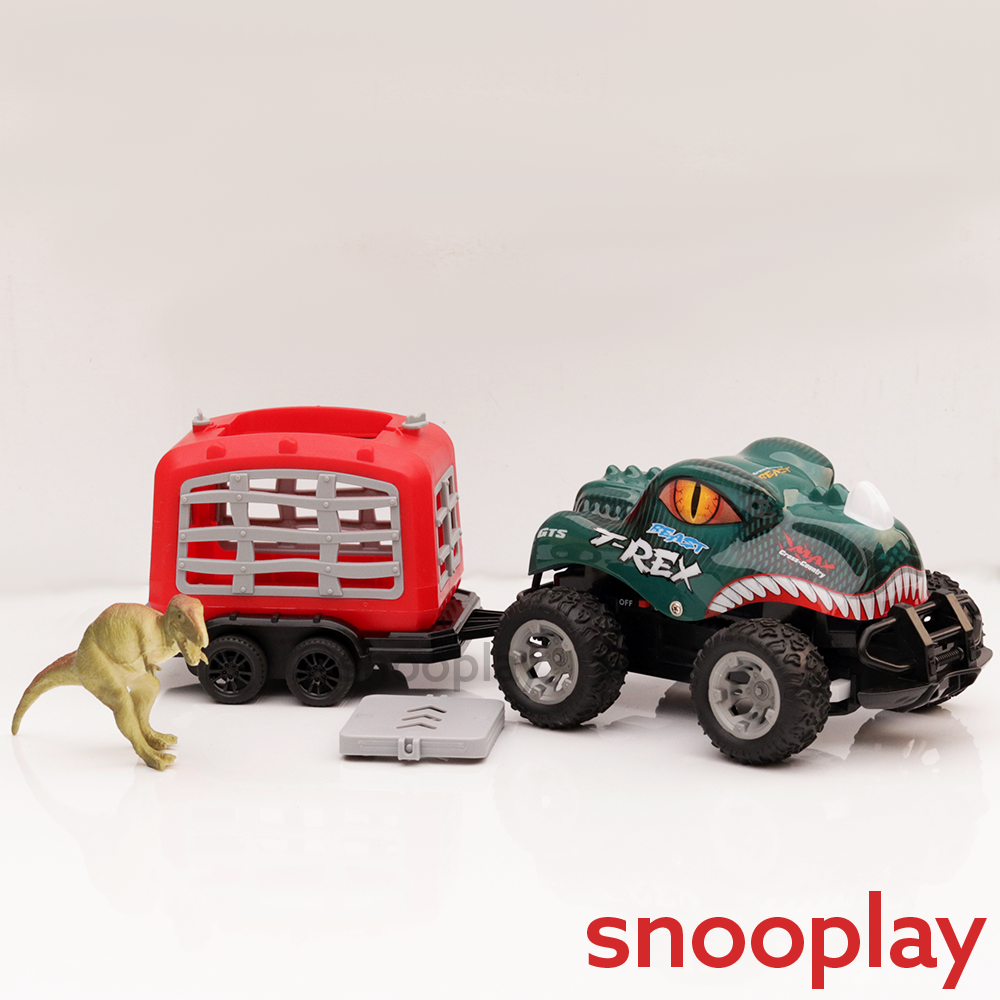 Remote Control Animal Racing Car with Cage (6-10 Years)
