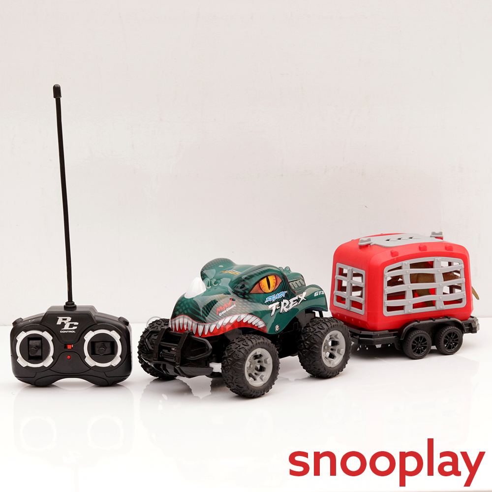 Remote Control Animal Racing Car with Cage (6-10 Years)