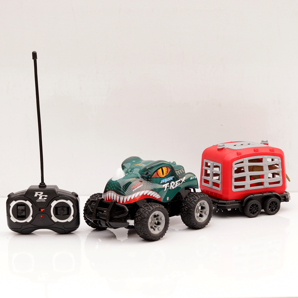 Remote Control Animal Racing Car with Cage (6-10 Years)