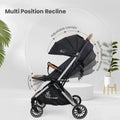 R for Rabbit Street Smart Auto Fold Stroller | Safety Certified, Travel Friendly, Breathable Mesh & 360-degree rotation