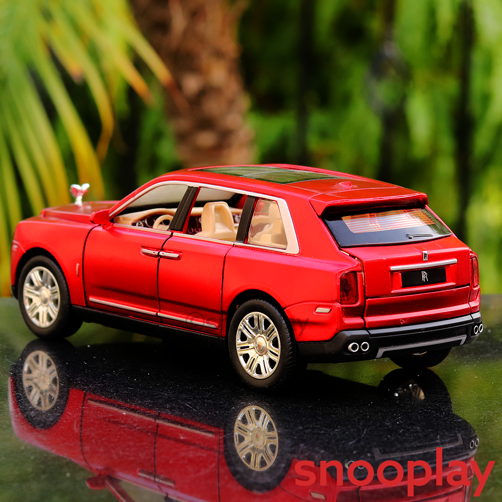 Rolls Royce Cullinan Diecast Car 2415 | Openable Parts, Lights & Sounds | 1:24 Scale (3 Years till Grown Up) | Assorted Colors