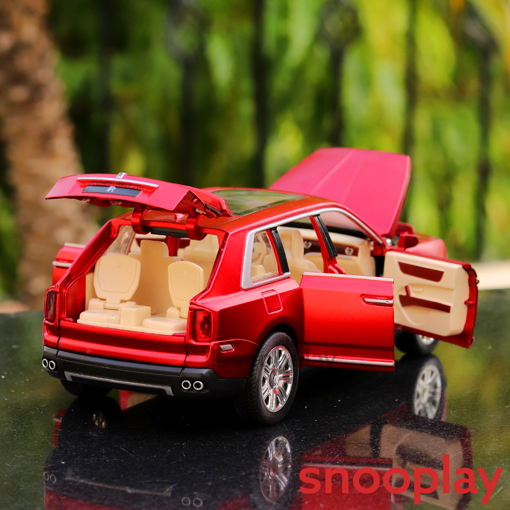 Rolls Royce Cullinan Diecast Car 2415 | Openable Parts, Lights & Sounds | 1:24 Scale (3 Years till Grown Up) | Assorted Colors