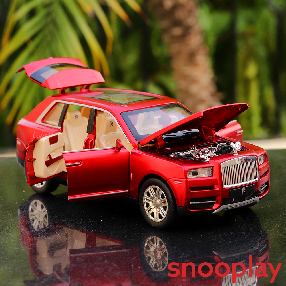 Rolls Royce Cullinan Diecast Car 2415 | Openable Parts, Lights & Sounds | 1:24 Scale (3 Years till Grown Up) | Assorted Colors