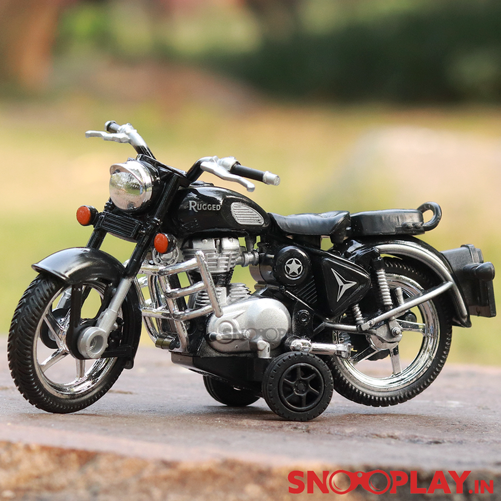 Centy Miniature Model Rugged Bike Toy with Detachable Balancing Side Tyres (Assorted Colours)