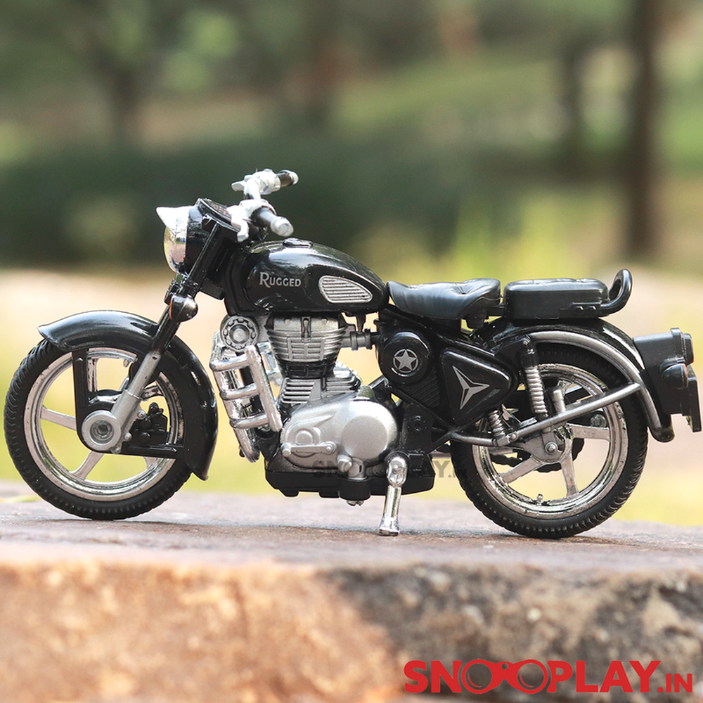 Centy Miniature Model Rugged Bike Toy with Detachable Balancing Side Tyres (Assorted Colours)