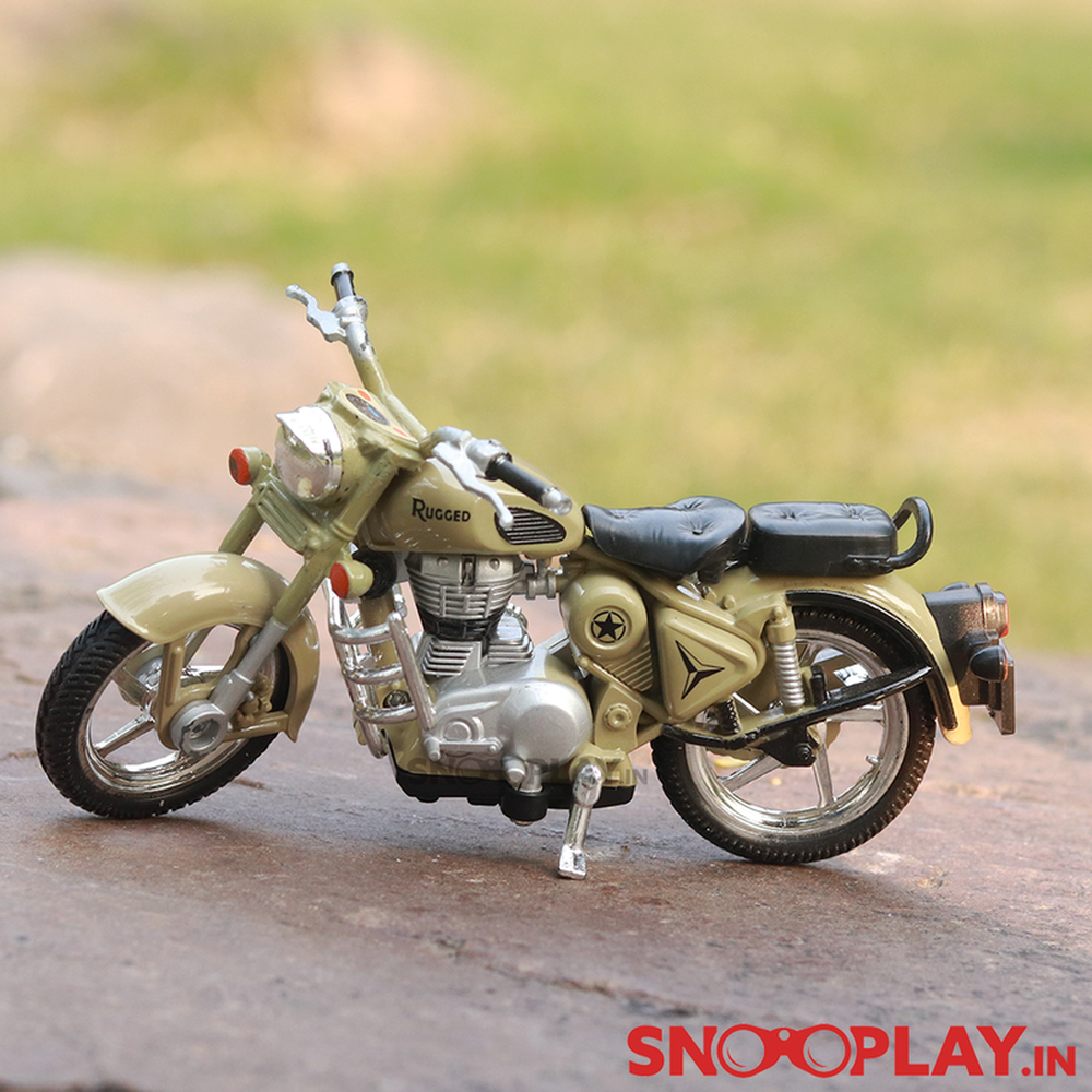 Centy Miniature Model Rugged Bike Toy with Detachable Balancing Side Tyres (Assorted Colours)