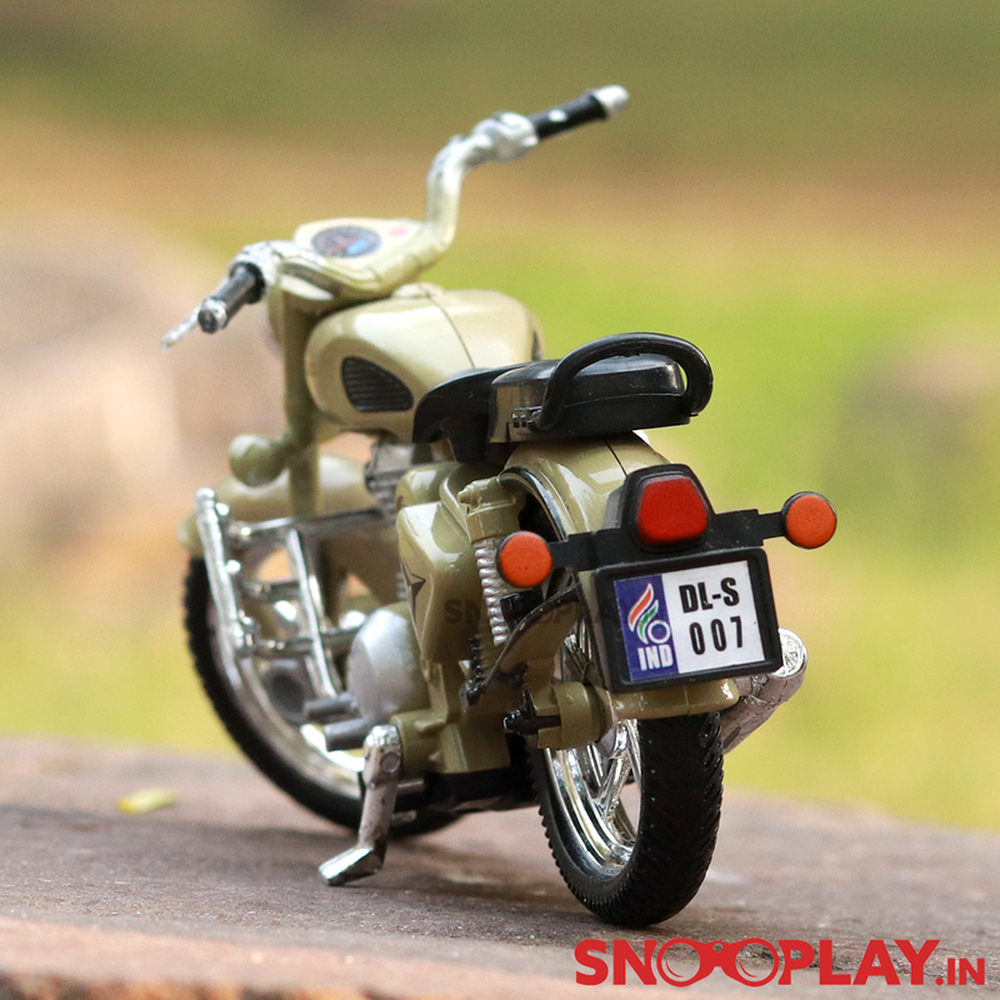 Centy Miniature Model Rugged Bike Toy with Detachable Balancing Side Tyres (Assorted Colours)