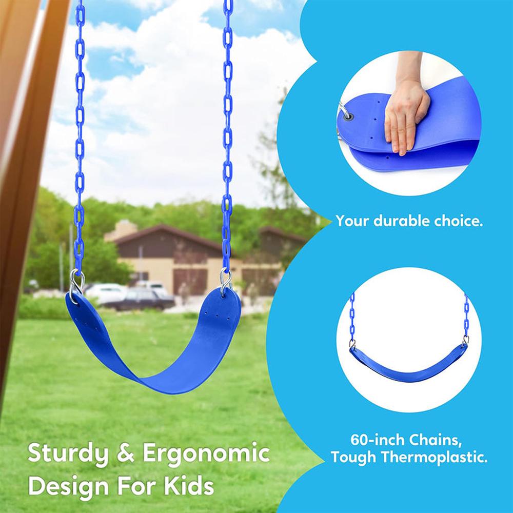 Hop N Play Flexible Swing Seat | Heavy-Duty EVA Swing (3-10 Years) | Capacity-150 Kg