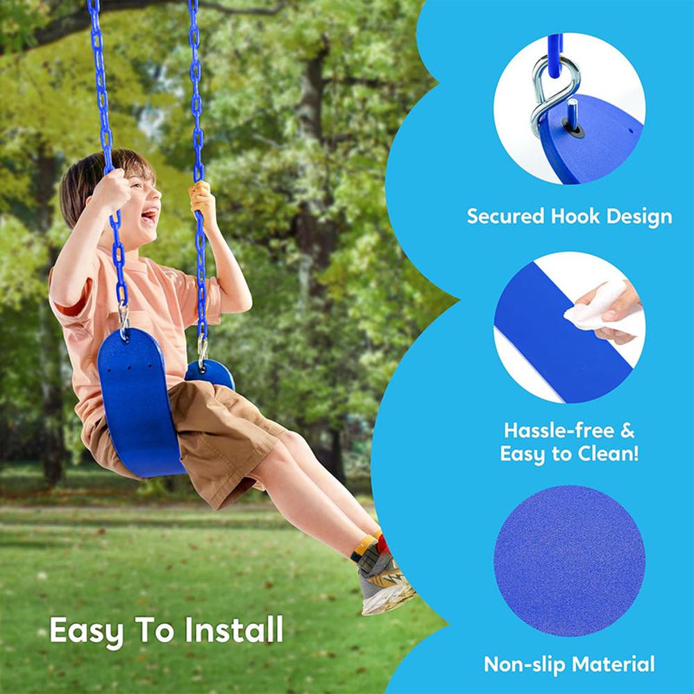 Hop N Play Flexible Swing Seat | Heavy-Duty EVA Swing (3-10 Years) | Capacity-150 Kg