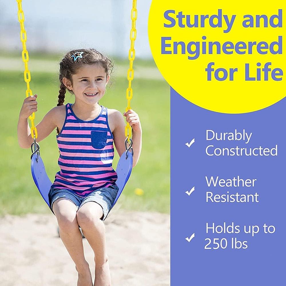 Hop N Play Heavy Duty Outdoor Swing Seat | Capacity - 120 Kgs (3-10 Years)