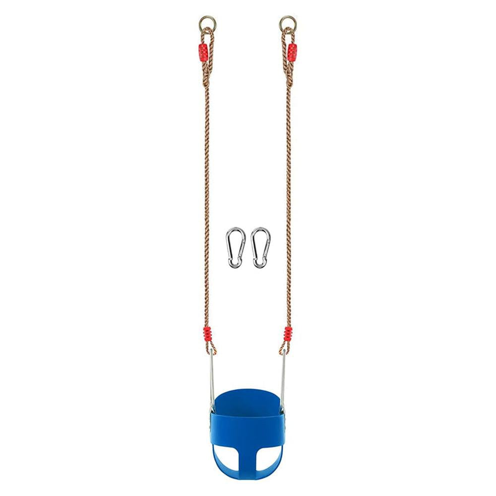 Hop N Play Swing Seat with Adjustable Nylon Rope | Full Back Support Bucket Chair (1-3 Years)