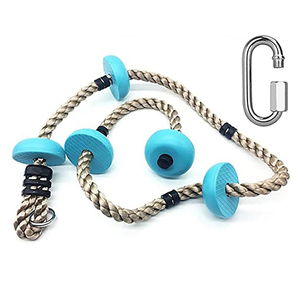 Hop N Play 6.5ft Climbing Rope with 5 Knots (4-12 Years) | Capacity-120 Kg