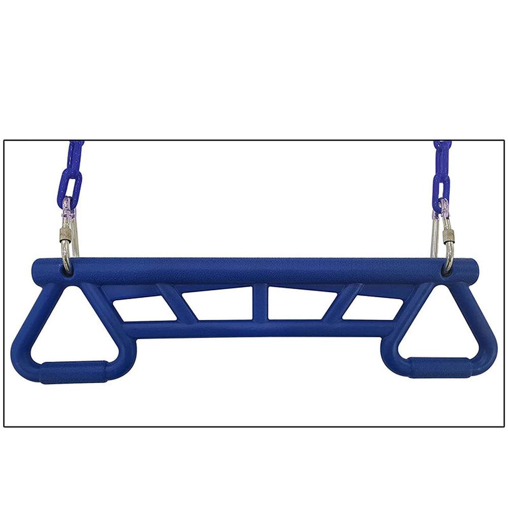Hop N Play Trapeze Swing Bar with Gym Rings (3-10 Years) | Capacity-150 Kg