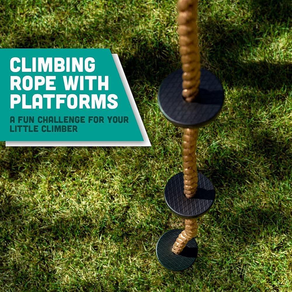 Hop N Play 6.5ft Climbing Rope with 5 Knots (4-12 Years) | Capacity-120 Kg