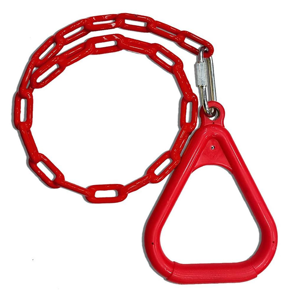 Hop N Play Trapeze Ring Set with Bar | Plastic-Coated Chain (3-10 Years) | Capacity-150 kg