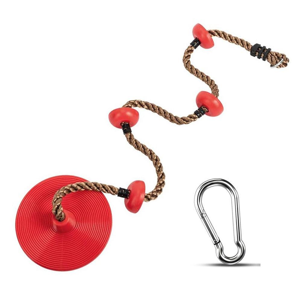 Hop N Play Climbing Adjustable 78 Inch Rope Swing with Platforms & Disc Seat | Capacity - 150 Kgs (4-12 Years)