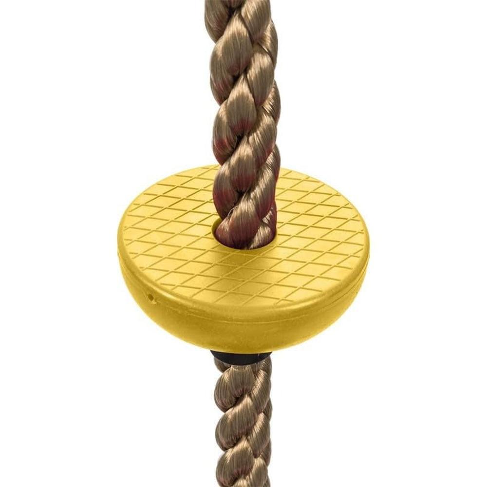 Hop N Play Climbing Adjustable 78 Inch Rope Swing with Platforms & Disc Seat | Capacity - 150 Kgs (4-12 Years)