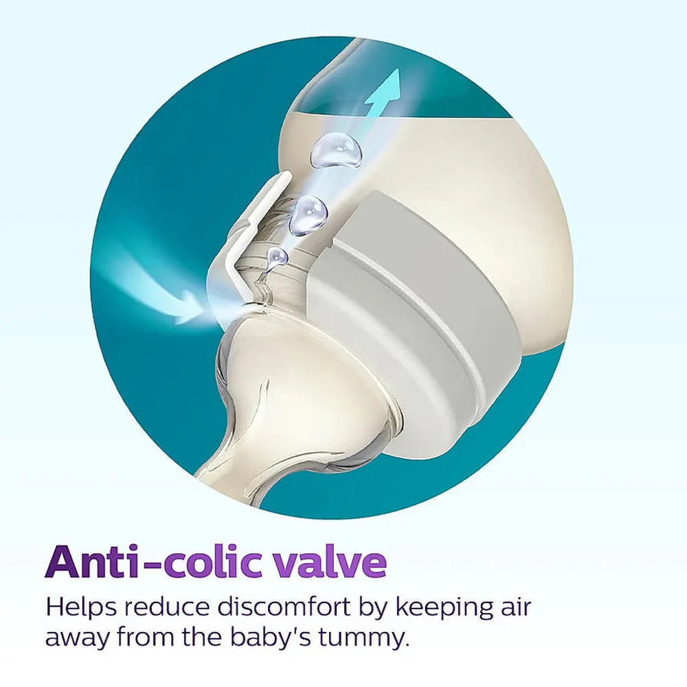 Philips Avent Anti Colic Pack of 2 Teat | Flow 3 | BPA Free | SCY763/02