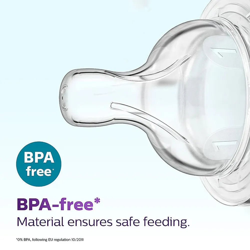 Philips Avent Anti Colic Pack of 2 Teat | Flow 3 | BPA Free | SCY763/02