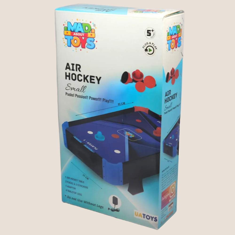 UA Toys Air Hockey Game Small (with Tabletop Legs) | Plug & Play