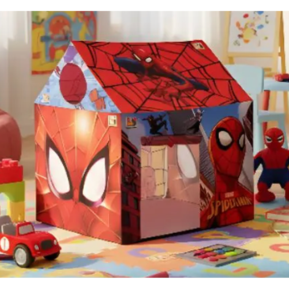 Original Marvel Spider-Man Kids Tent House with LED Lights | 100% Original & Officially Licensed Marvel Merchandise