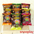 Set of 10 Premium Non-Toxic Gulal- 80g Each Packet | Assorted Colours & Designs