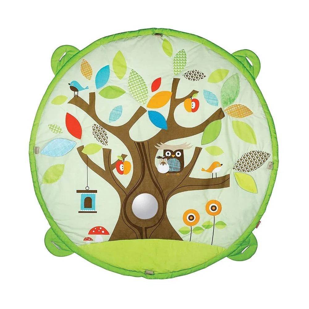 Skip Hop Treetop Friends Baby Activity Gym - Tummy Time, Overhead Play, Playmat | 17 Developmental Activities