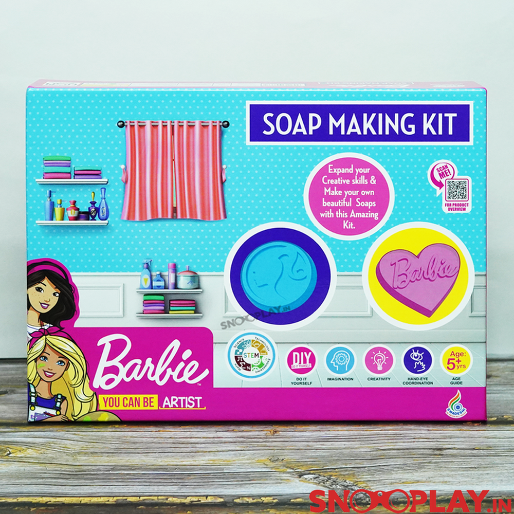 Ratna's Original Licensed Barbie Soap Making Kit (5-8 Years)