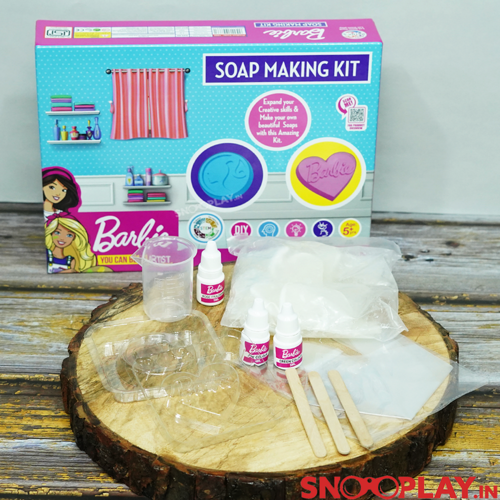 Ratna's Original Licensed Barbie Soap Making Kit (5-8 Years)