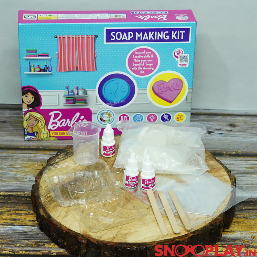 Ratna's Original Licensed Barbie Soap Making Kit (5-8 Years)