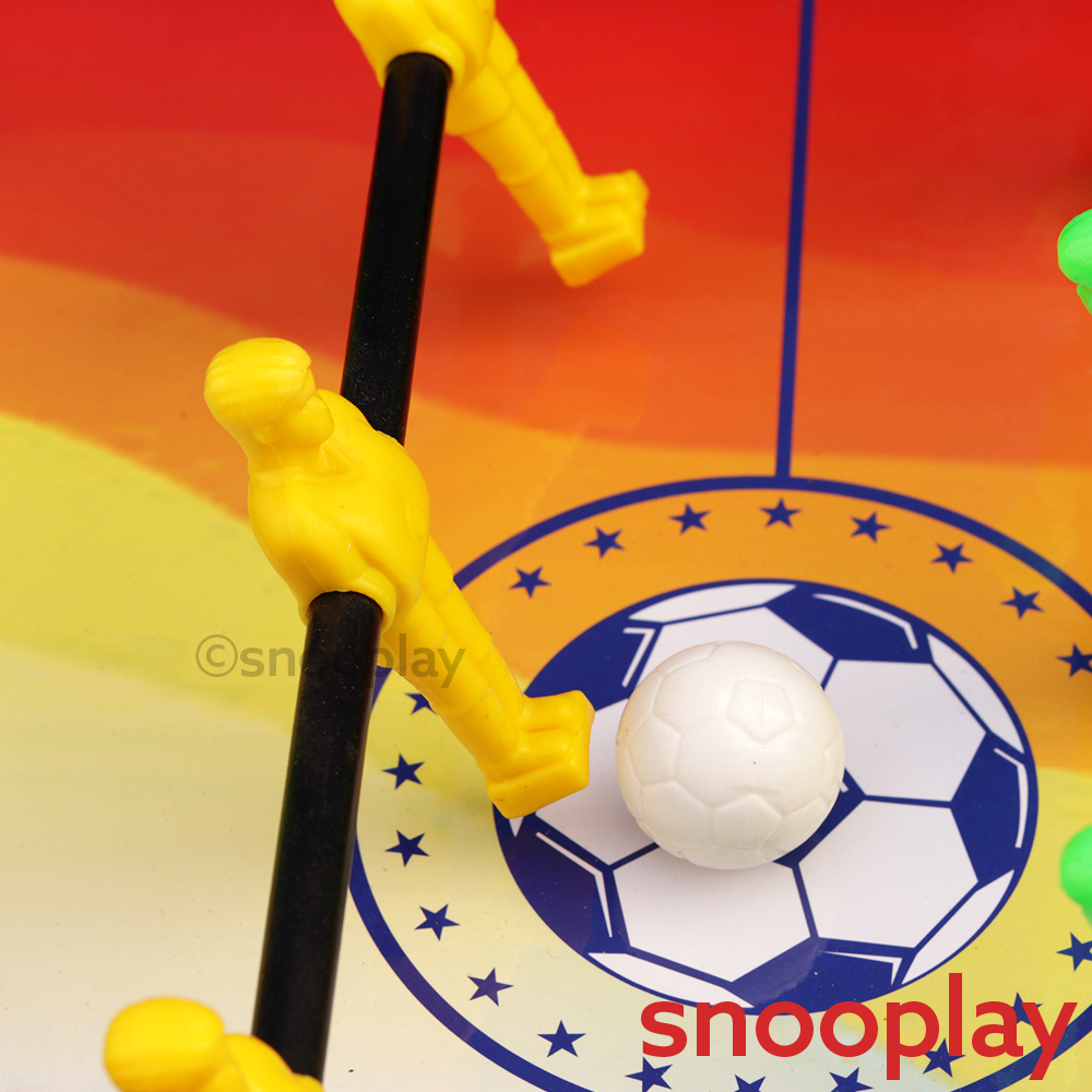Play Zing 3 in 1 Big Table-Top Foosball, Ludo & Snake Ladder - The Ultimate Shutdown (5-10 Years) | Assorted Colours