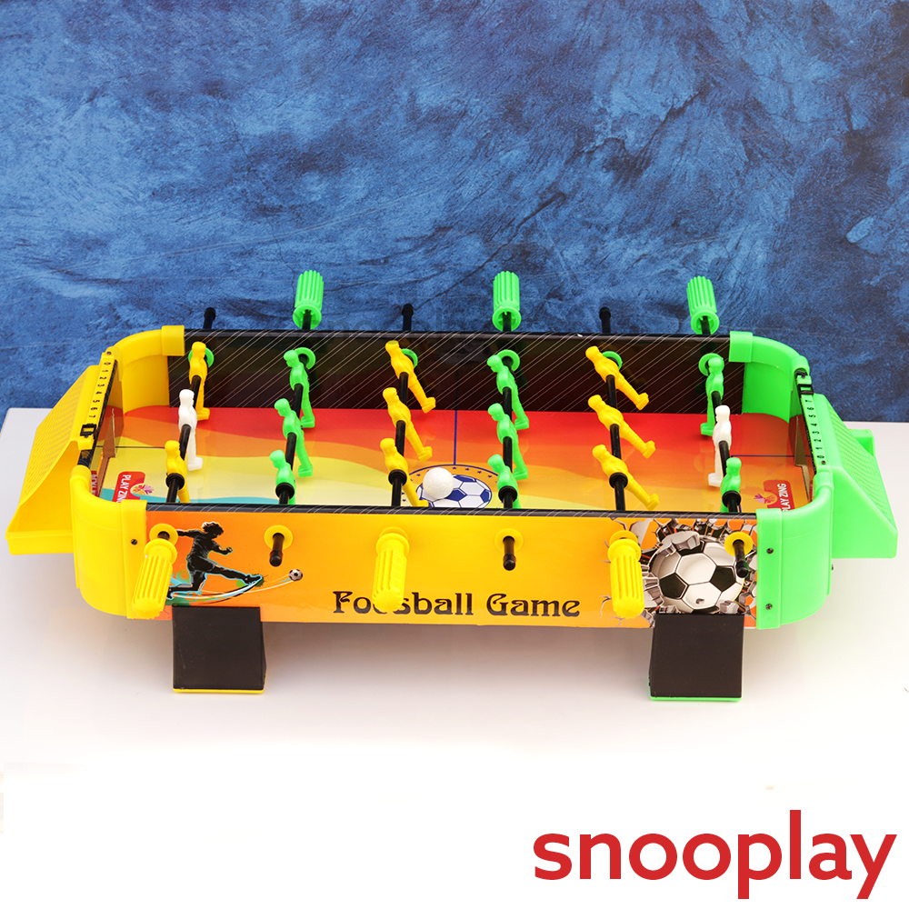 Play Zing 3 in 1 Big Table-Top Foosball, Ludo & Snake Ladder - The Ultimate Shutdown (5-10 Years) | Assorted Colours