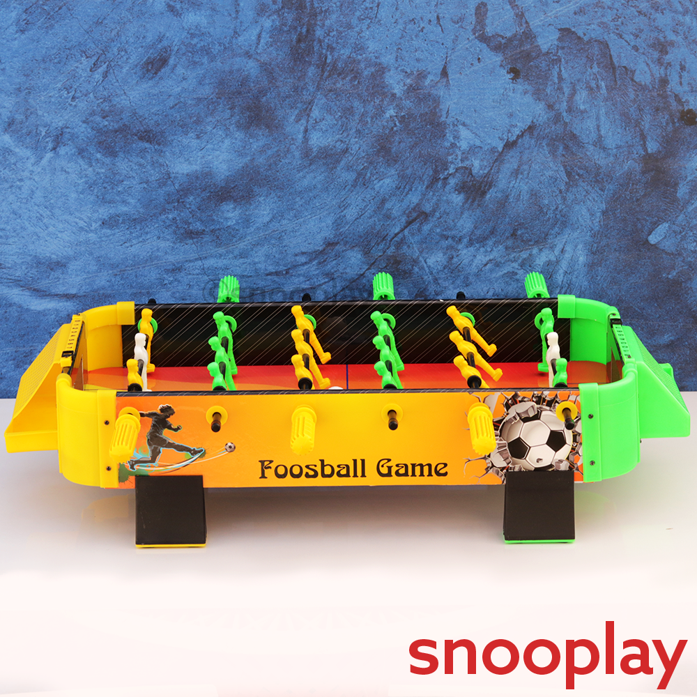 Play Zing 3 in 1 Big Table-Top Foosball, Ludo & Snake Ladder - The Ultimate Shutdown (5-10 Years) | Assorted Colours