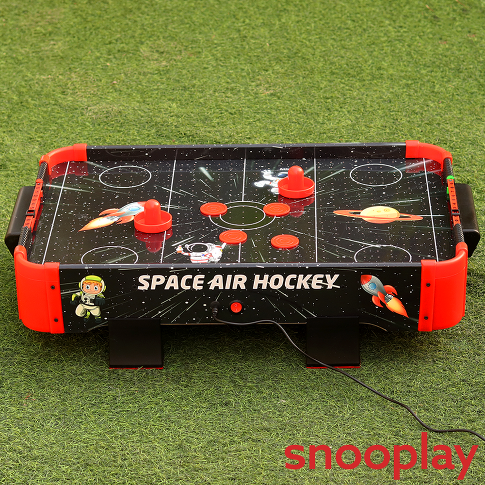 Simarr Space Air Hockey Set with 1 Charger, 2 Pucks & Paddles (5 Years Till Grown Ups)