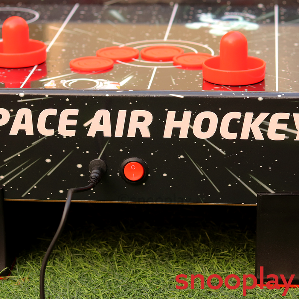 Simarr Space Air Hockey Set with 1 Charger, 2 Pucks & Paddles (5 Years Till Grown Ups)