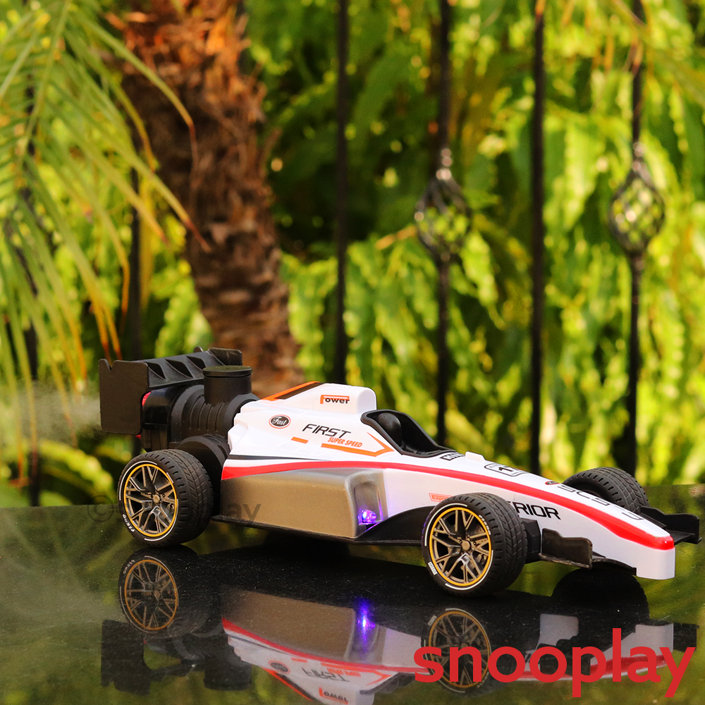 Big Fun Toy Remote Control Speed Formula Racing Car with Light & Spray Effect | Scale 1:14 (5-14 Years)