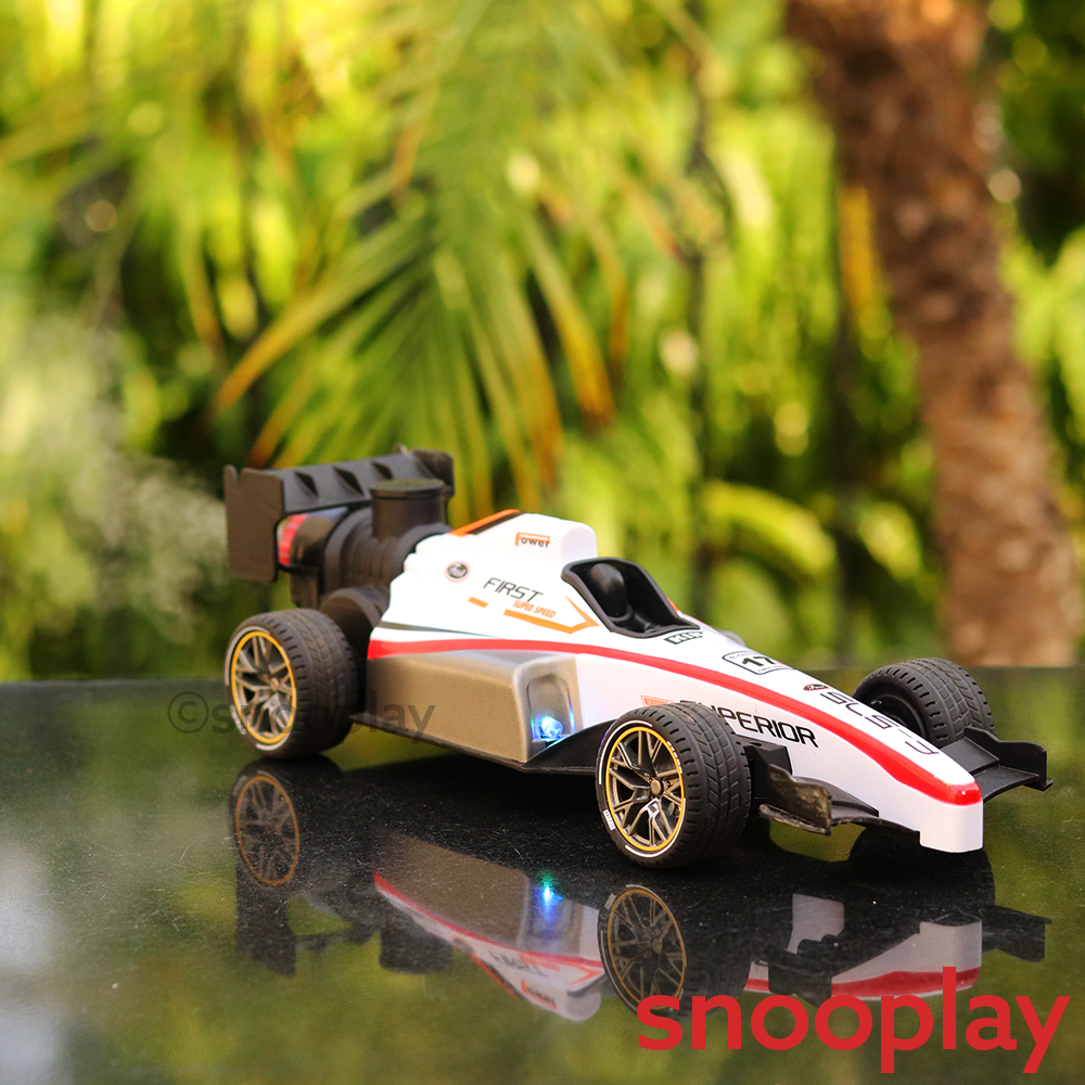Big Fun Toy Remote Control Speed Formula Racing Car with Light & Spray Effect | Scale 1:14 (5-14 Years)