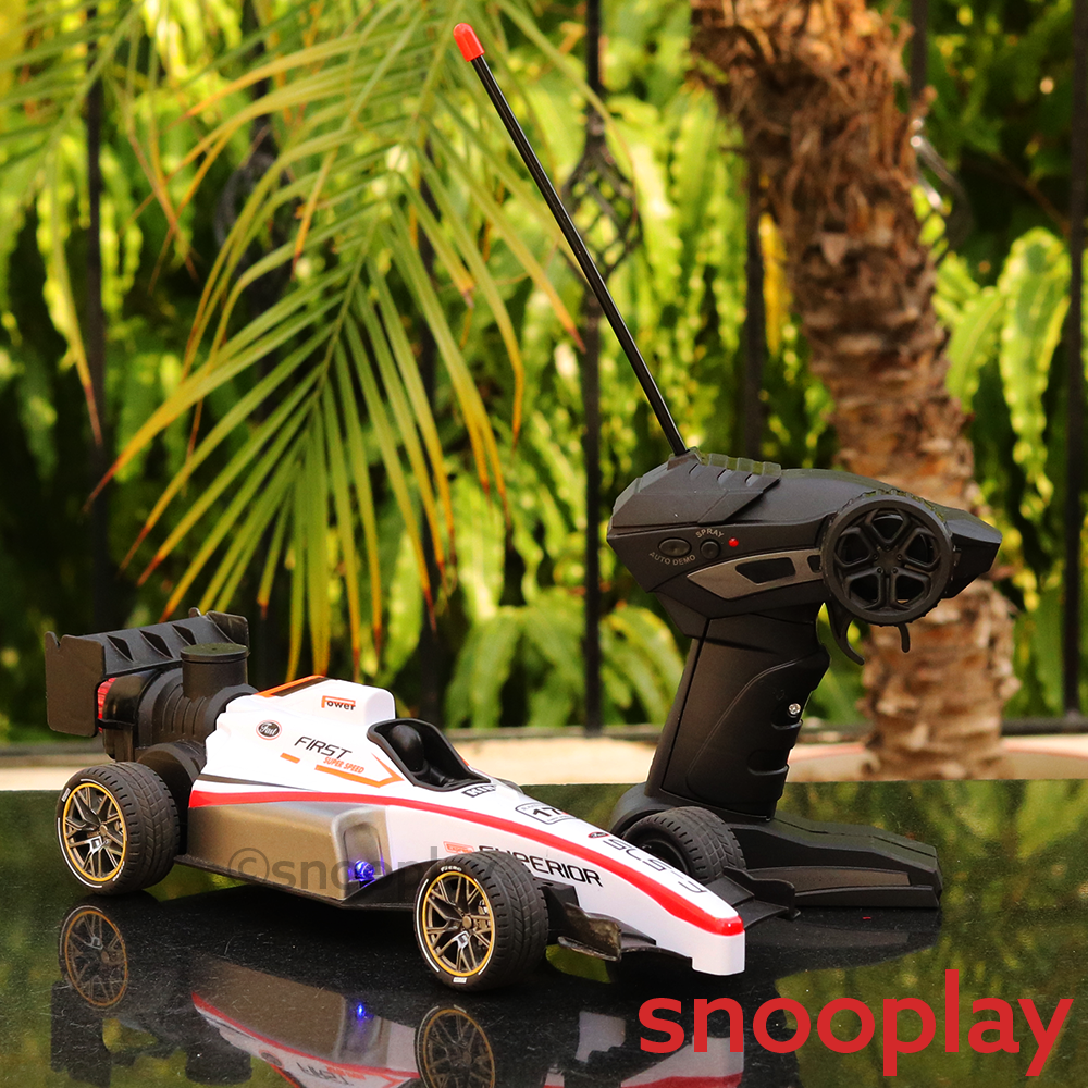 Big Fun Toy Remote Control Speed Formula Racing Car with Light & Spray Effect | Scale 1:14 (5-14 Years)