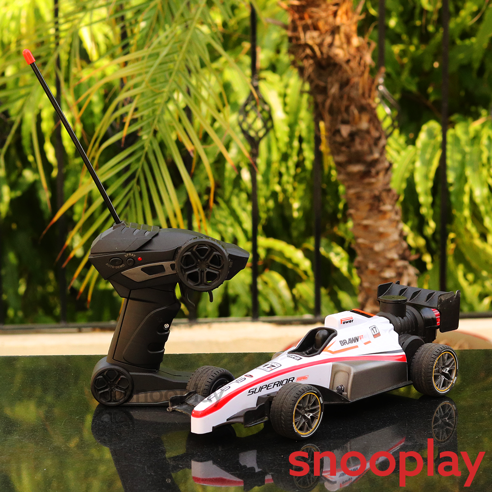 Big Fun Toy Remote Control Speed Formula Racing Car with Light & Spray Effect | Scale 1:14 (5-14 Years)