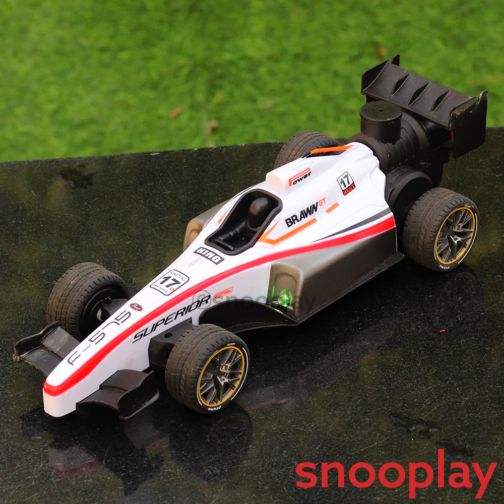 Big Fun Toy Remote Control Speed Formula Racing Car with Light & Spray Effect | Scale 1:14 (5-14 Years)