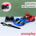 Remote Control F1 Racing Car with 2.4G Remote & Wrist Control, Atomization Spray, Lights & Stunt Wheels (5-14 Years)