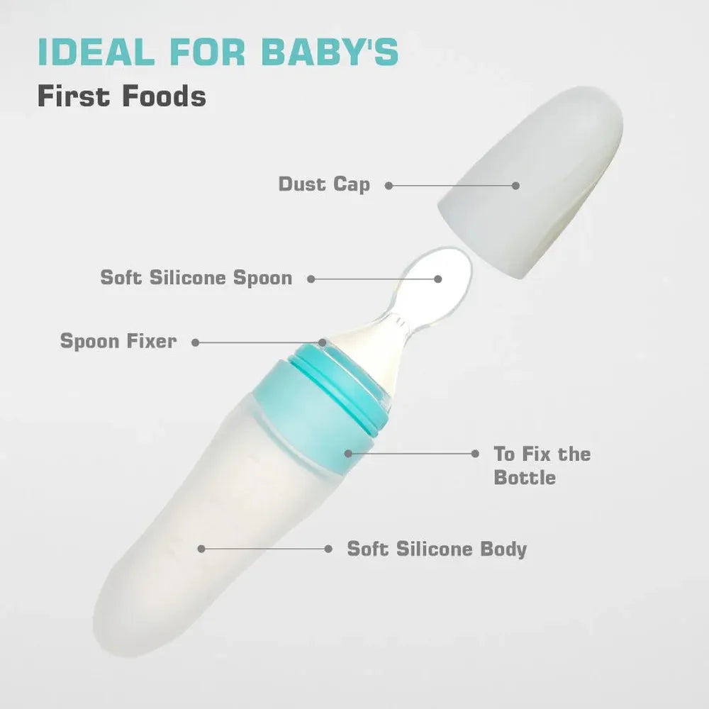 R for Rabbit Silicone Feeding Bottle Spoon