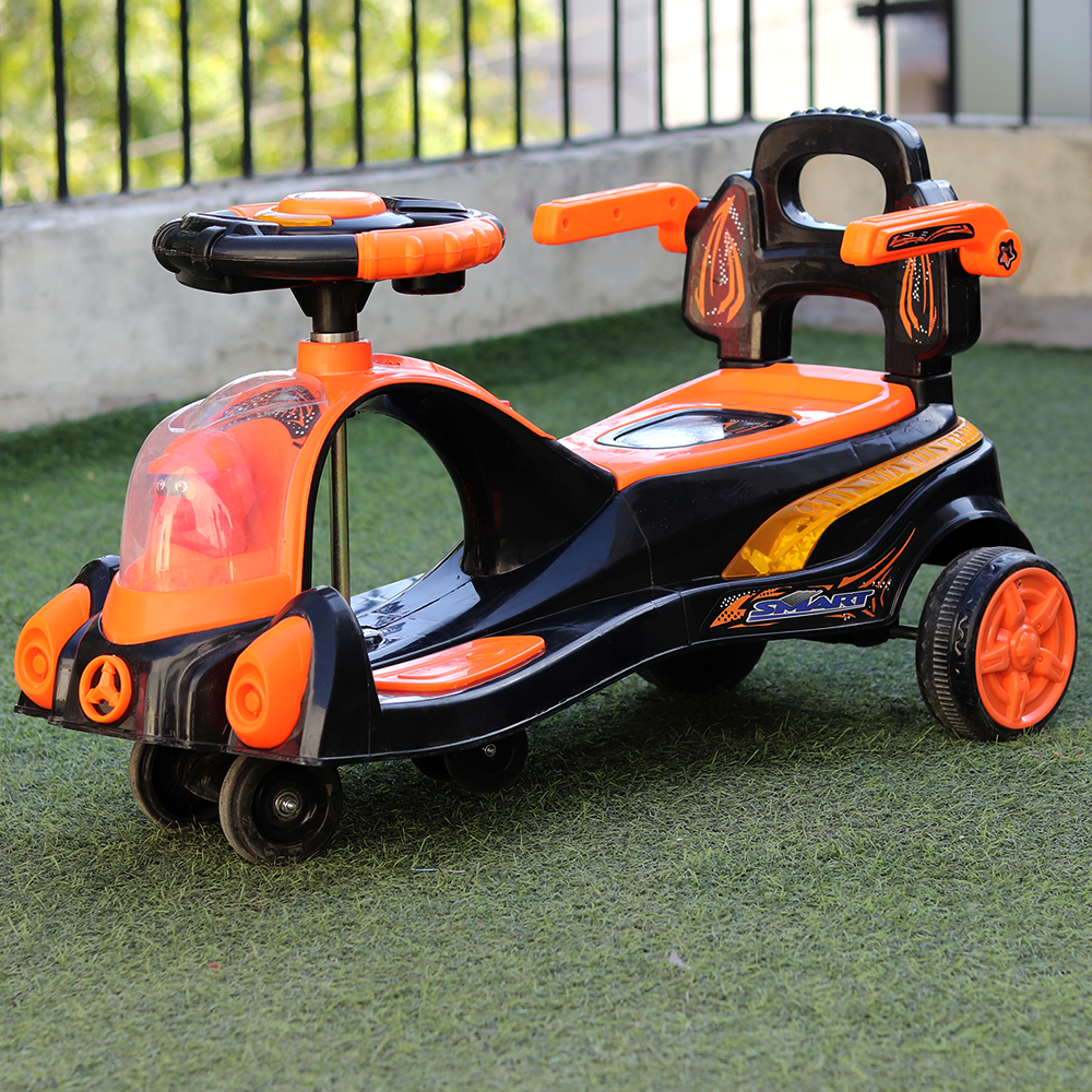 Dash Star Manual Push Ride On Swing Car | Music & Light