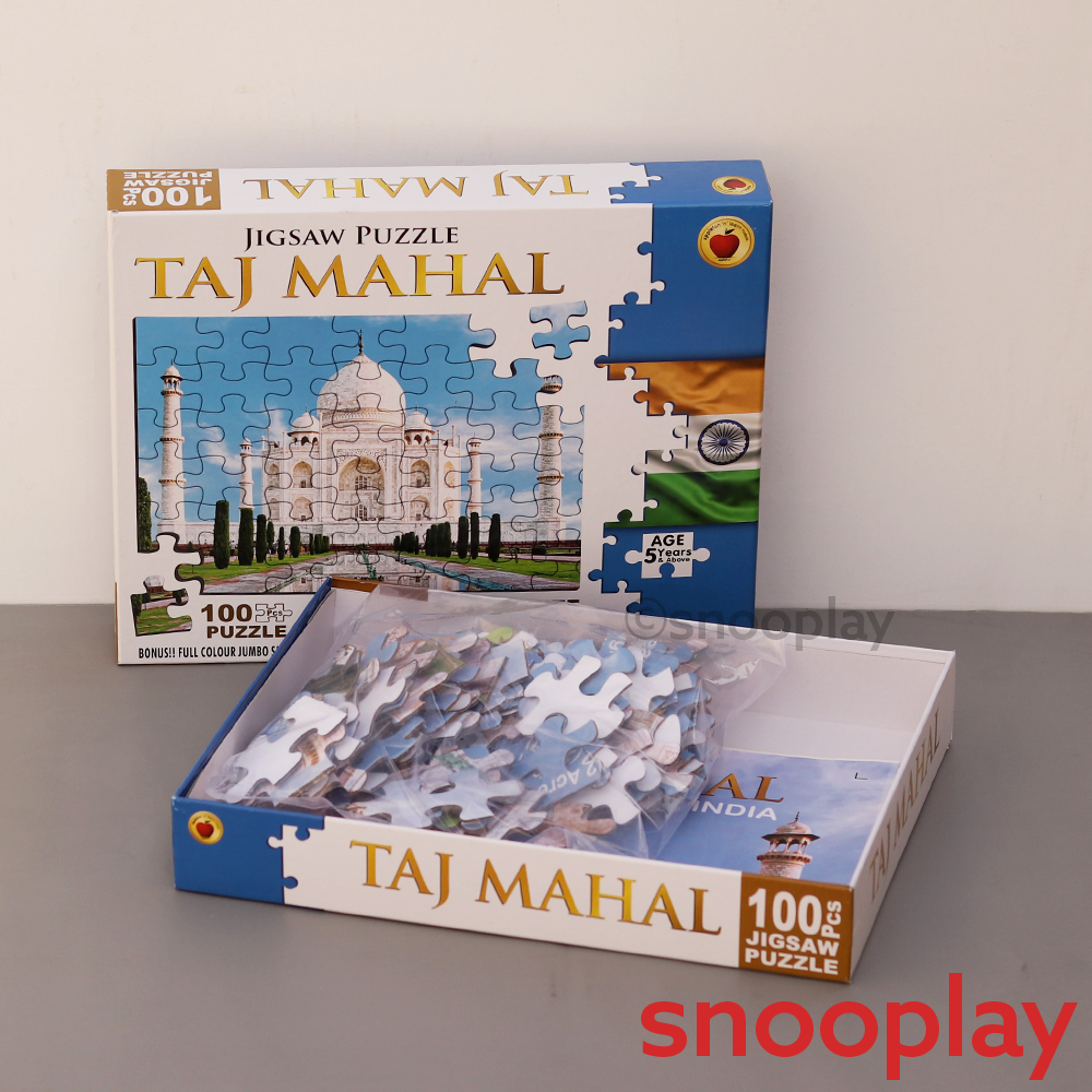 Applefun 'n' Learn Taj Mahal Jigsaw Puzzle - 100 Pieces (5-8 Years)