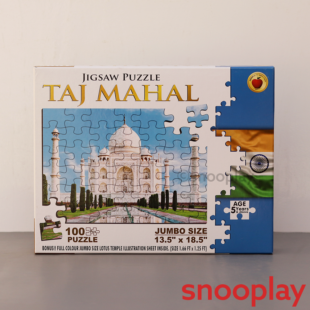 Applefun 'n' Learn Taj Mahal Jigsaw Puzzle - 100 Pieces (5-8 Years)