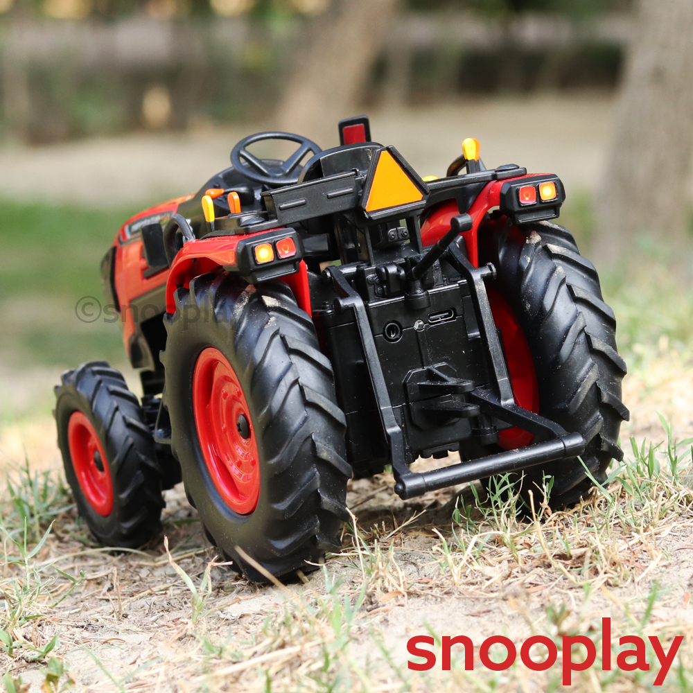Mirana Toys Original Licensed Remote Control Mahindra 3140 OJA ATV Tractor | Bluetooth Speaker, Pre-Loaded Engine Sound, Volume Control | 1:12 Scale (4-12 Years)