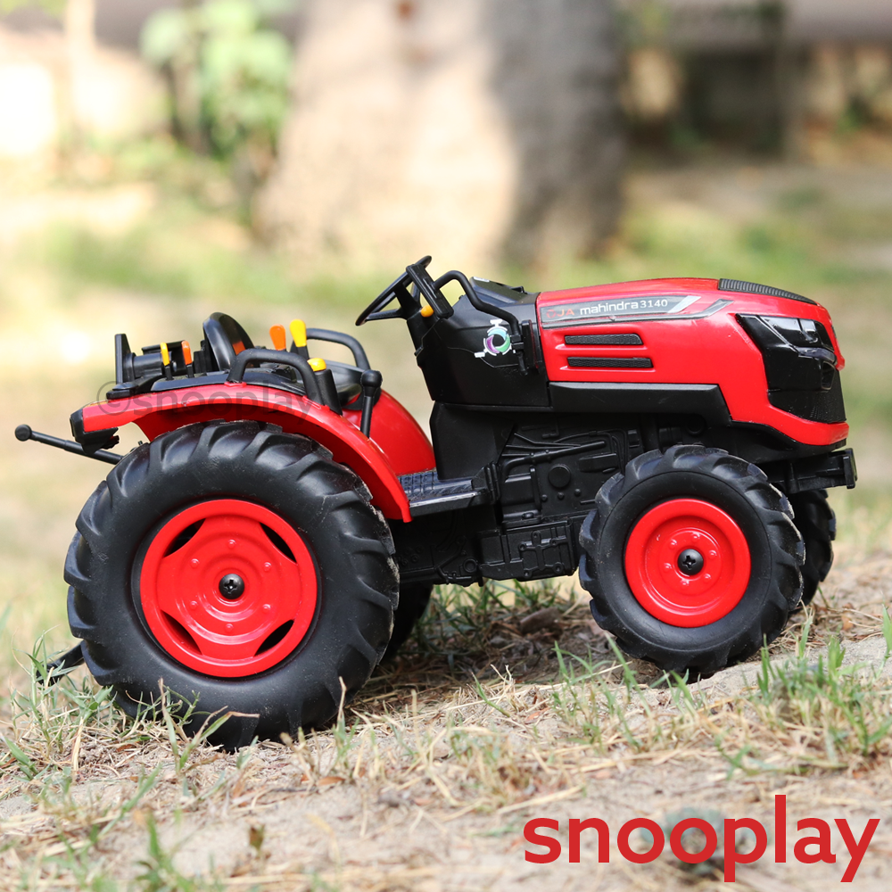 Mirana Toys Original Licensed Remote Control Mahindra 3140 OJA ATV Tractor | Bluetooth Speaker, Pre-Loaded Engine Sound, Volume Control | 1:12 Scale (4-12 Years)